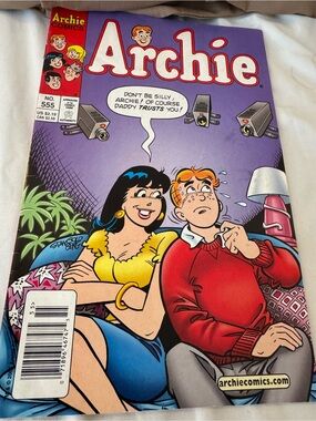 Archie Comic Book - Purple Cover with Red and Yellow Artwork